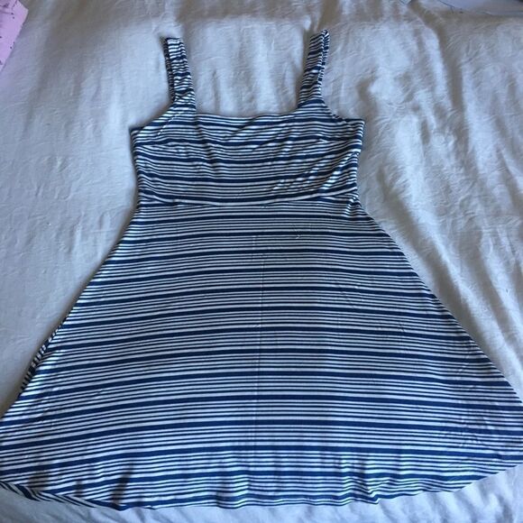 NWOT Socialite striped skater dress size L - Picture 2 of 5